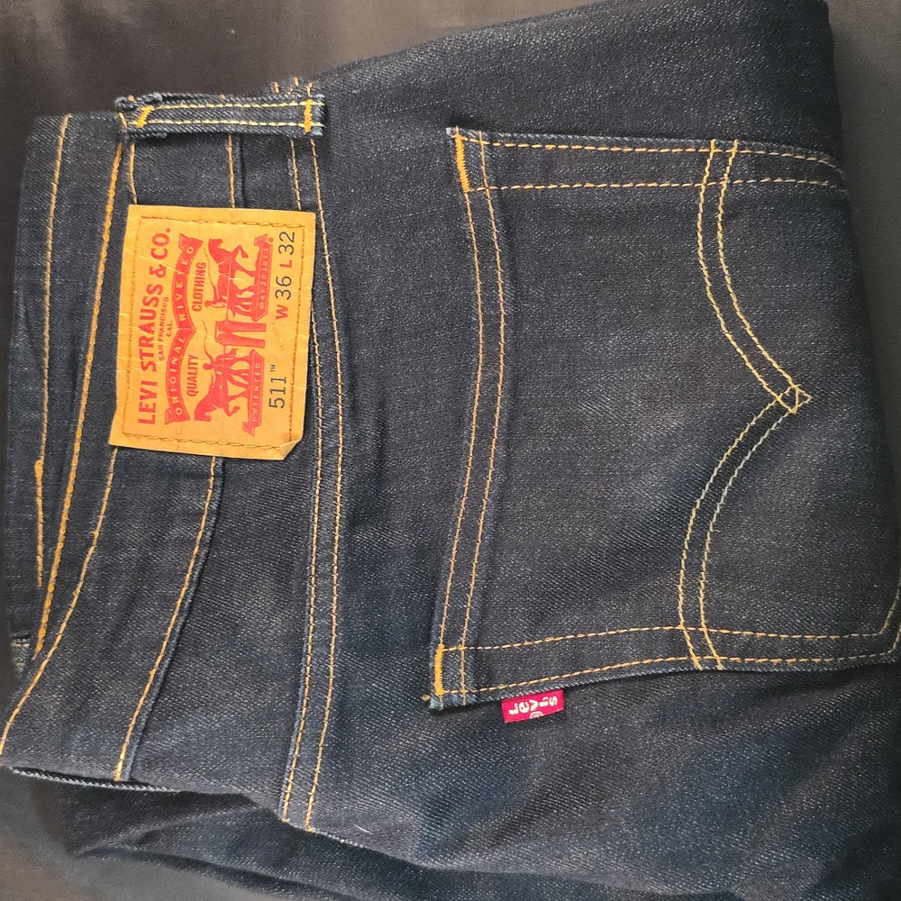 Levis 511 Mens Jeans, Dark Wash